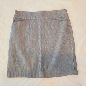 Talbot's Navy and White Striped Skirt 6P